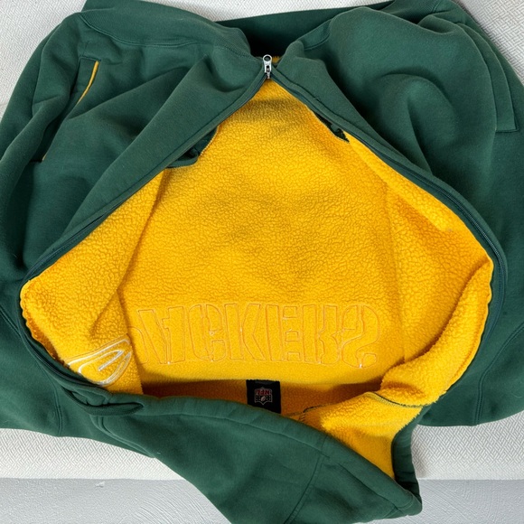 Green Bay Packer 3xl fleece lined hoodie - Picture 2 of 3